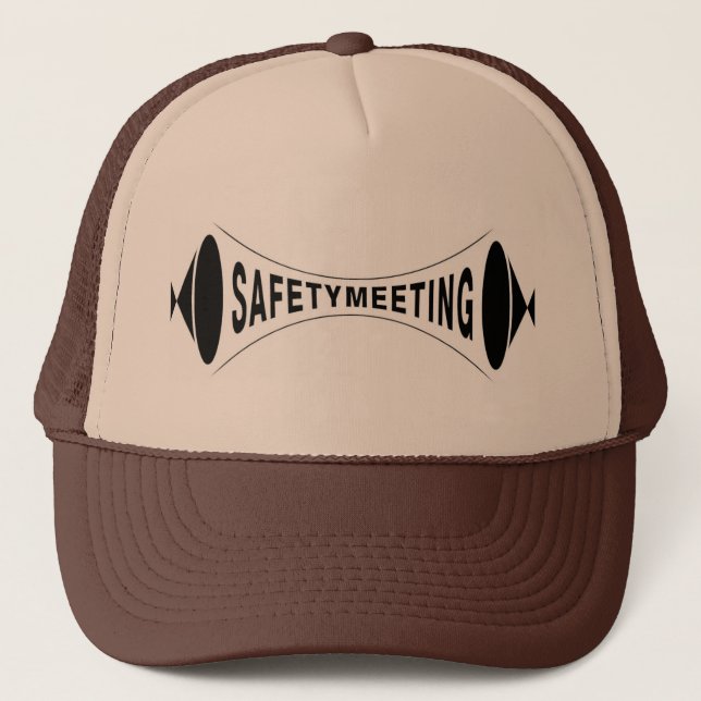 Safety Meeting Logo Trucker Hat (Front)