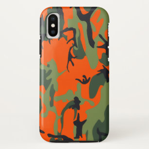 Safety Orange and Green Camo Case-Mate iPhone Case