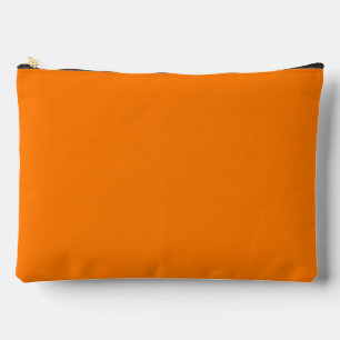 Safety Orange Solid Colour Accessory Pouch