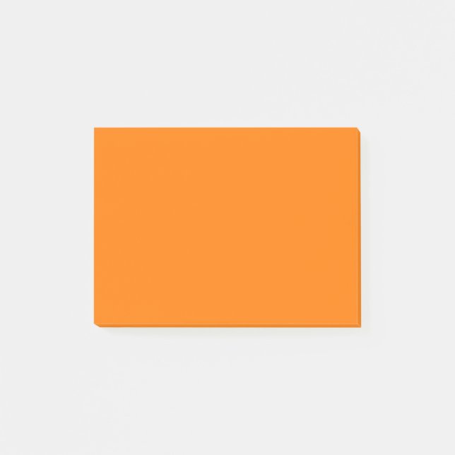 Safety Orange Solid Colour Post-it Notes (Front)