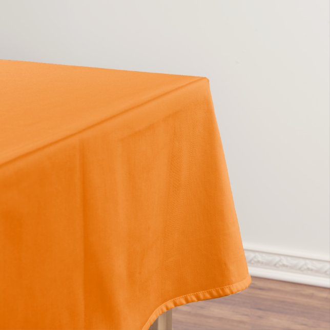 Safety Orange Solid Colour Tablecloth (In Situ)
