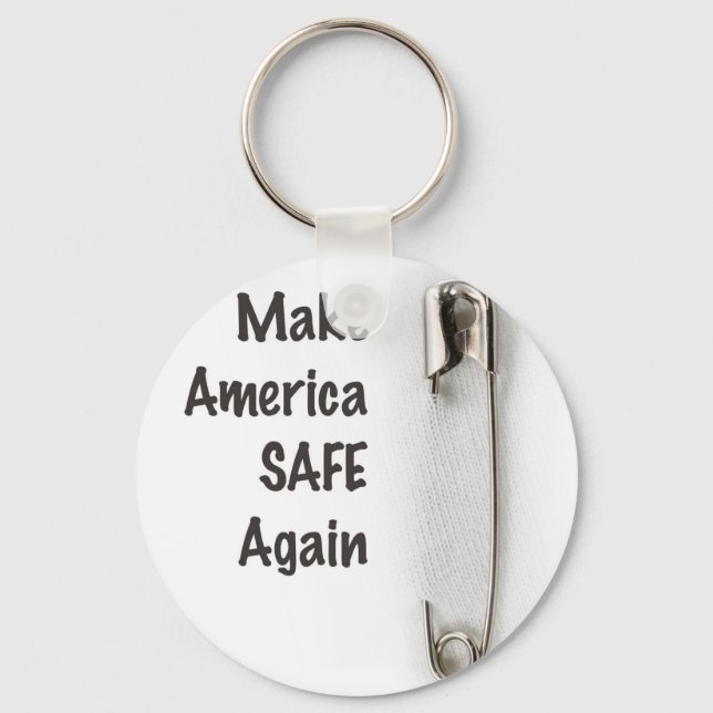 Safety Pin Key Ring (Front)