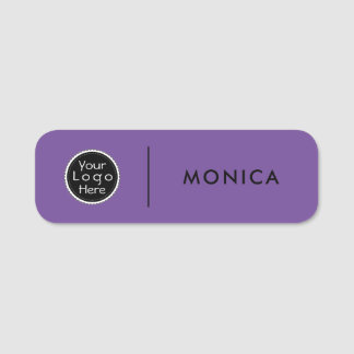 Safety Pin Name Tag or Magnetic with Custom Logo