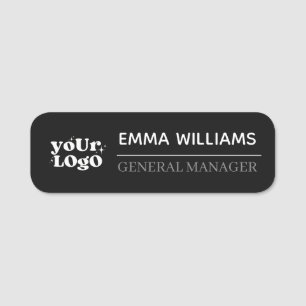 Safety Pin Office Employee Custom Name Tag