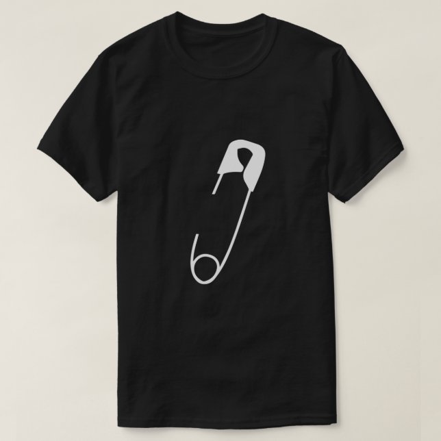 Safety Pin - Symbolising Safety  T-Shirt (Design Front)