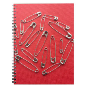 Safety-pins Spiral Notebook