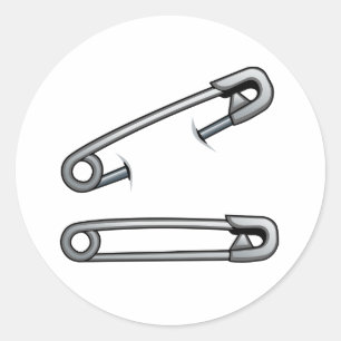 Safety Pins Stickers