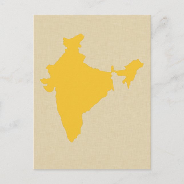 Saffron Blue Spice Moods India Postcard (Front)