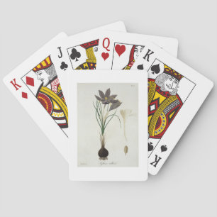 Saffron Crocus from 'Phytographie Medicale' by Jos Playing Cards