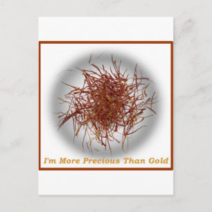 saffron gold postcard