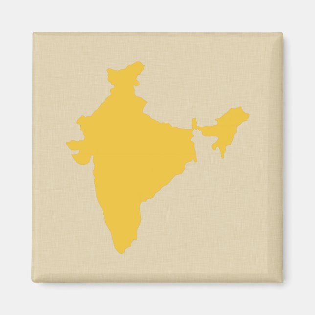 Saffron Spice Moods India Magnet (Front)