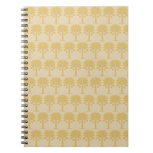Saffron Spice Moods Palm Spiral Notebook (Front)