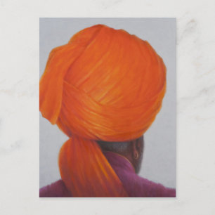 Saffron Turban 2014 Postcard
