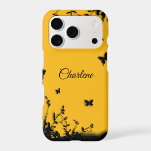 Saffron Yellow Butterfly Garden Personalised
