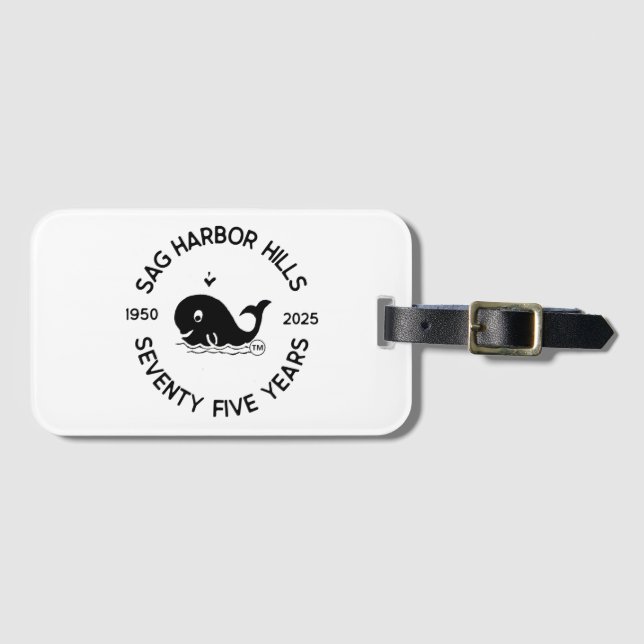 SAG 75TH LUGGAGE TAG (Front Horizontal)