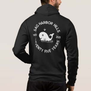 SAG HARBOR HILLS 75TH ZIP FRONT HOODIE