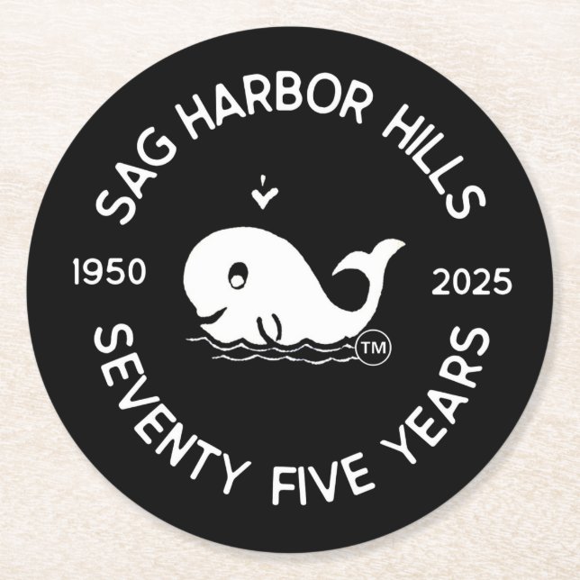 SAG HARBOR HILLS BEVERAGE COASTERS (Front)