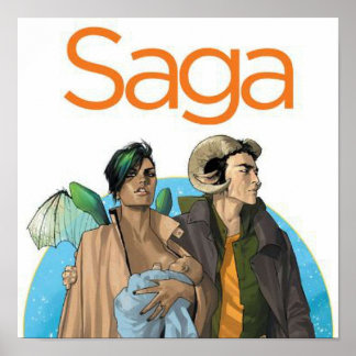 Saga  Comic Poster