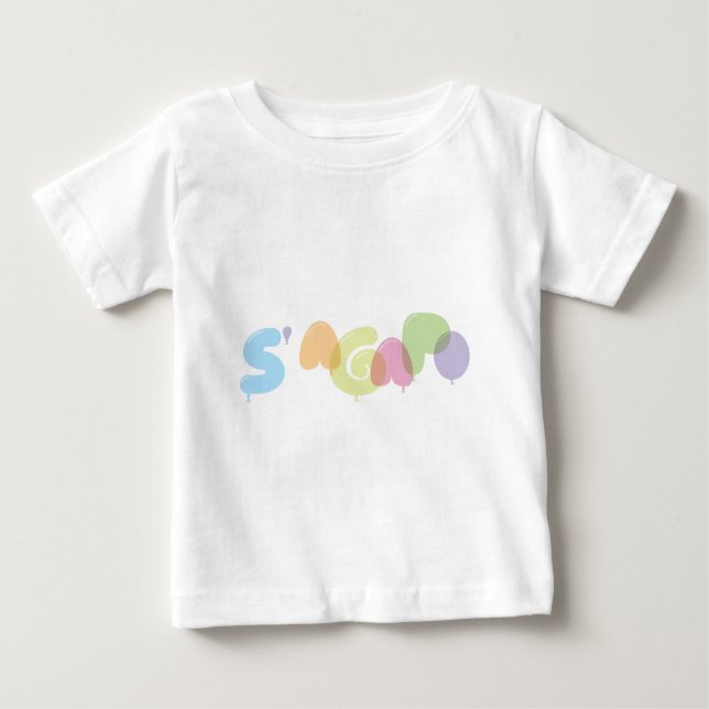 S'agapo - I love you in Greek Baby T-Shirt (Front)