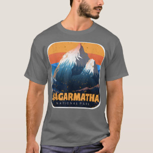 Sagarmatha Mountains National Park Everest Nepal T T-Shirt