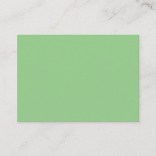 Sage #93CC8A, Clay Ash Enclosure Card (Front)