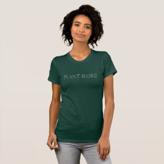 Sage and Green Plant-Based T-shirt for Vegetarians