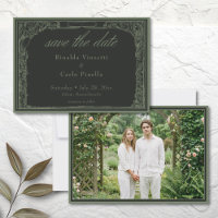 Sage Black Vintage Botanical Trellis Arch Photo