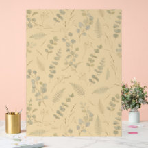 Sage Botanical Eucalyptus Pressed Flower Minimalis