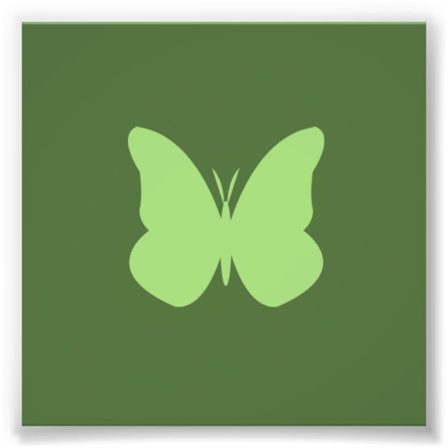 sage butterfly photo print (Front)