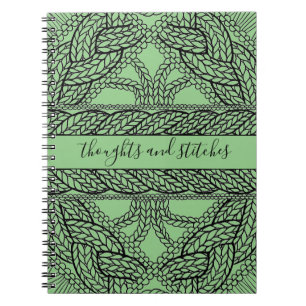 SAGE CABLE KNIT 6.5x8.75 Notebook + Text 