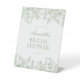 Sage Chinoiserie Floral Bridal Shower Welcome Sign