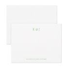 Sage Classic Elegant Couple Initials Personalised