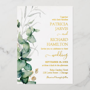 Sage Eucalyptus Greenery Watercolor Wedding