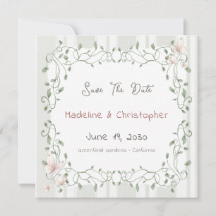 Sage Eucalyptus Wedding Save the Date