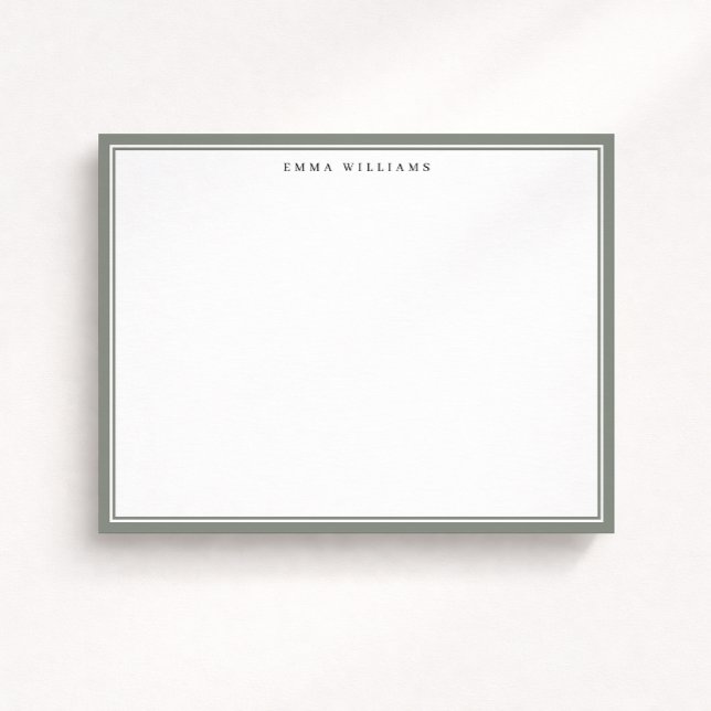 Sage Frame Note Card (Creator Uploaded)
