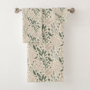 Sage Garden Bath Towel Set