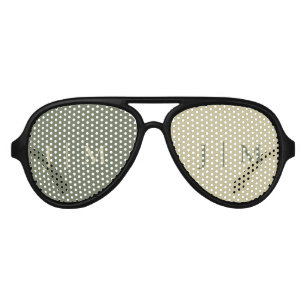 Sage Gold Party Formal Modern Classic Wedding Aviator Sunglasses