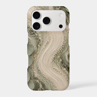 Sage Green Abstract Textured Phone Case