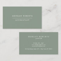 Sage Green Accountant Lawyer or Professional