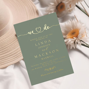 Sage Green And gold Wedding We do