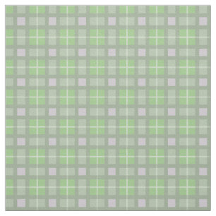 Sage green and grey tartan plaid pattern design fabric