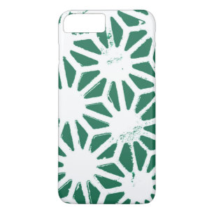 Sage green and white geometric pattern Case-Mate iPhone case