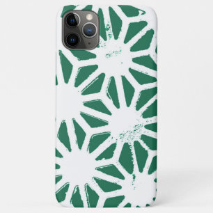 Sage green and white geometric pattern Case-Mate iPhone case