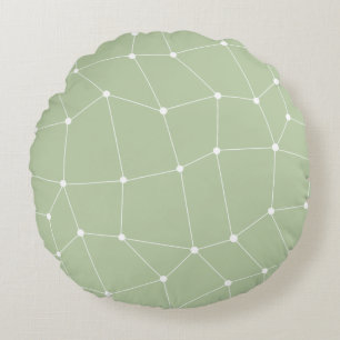 Sage Green Art Design Pillow Case