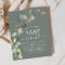 Sage Green Baby Sprinkle Shower Invitation