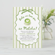 Sage Green Baby We love you so Matcha Baby Shower