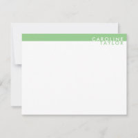 Sage Green Band Simple Girly Custom Name