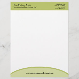 Sage Green Basic Professional Business Letterhead