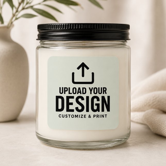 Sage Green Blank Small Business Label Sticker (Creator Uploaded)