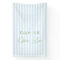 Sage Green & Blue Stripe Wedding Open Bar Banner